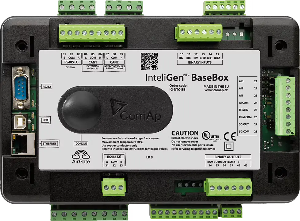 برد کنترلر InteliGen NTC BaseBox کاماپ | ComAp InteliGen NTC BaseBox